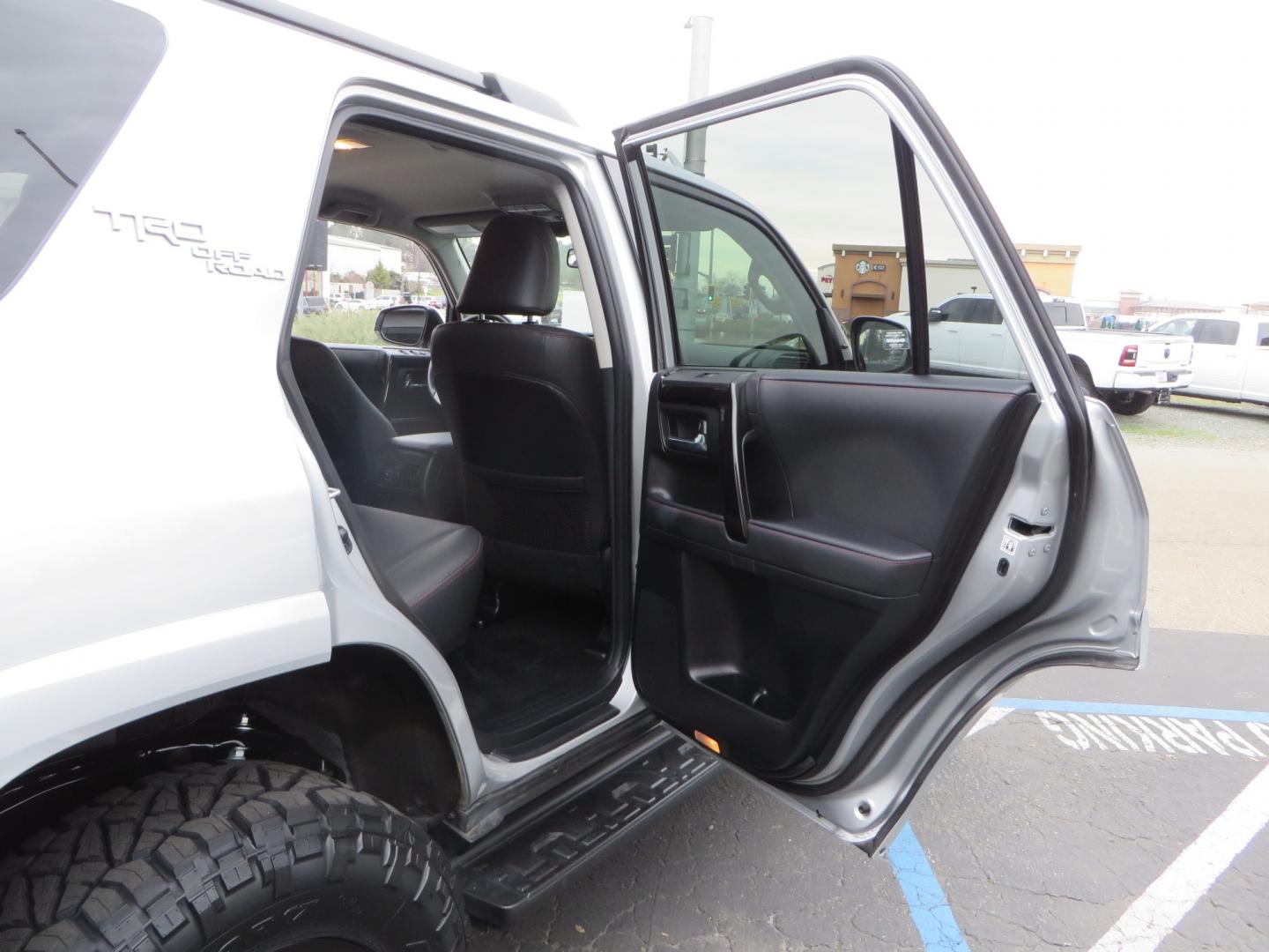 2022 SILVER /BLACK Toyota 4Runner TRD Off-road Premium (JTERU5JR0N6) with an V6, 4.0 Liter engine, Automatic, 5-Spd w/Sequential Shift transmission, located at 2630 Grass Valley Highway, Auburn, CA, 95603, (530) 508-5100, 38.937893, -121.095482 - Bilstein 5100 series front struts and rear shocks, 17" Modco wheels, and 285 Nitto Ridge Grappler tires. - Photo#46